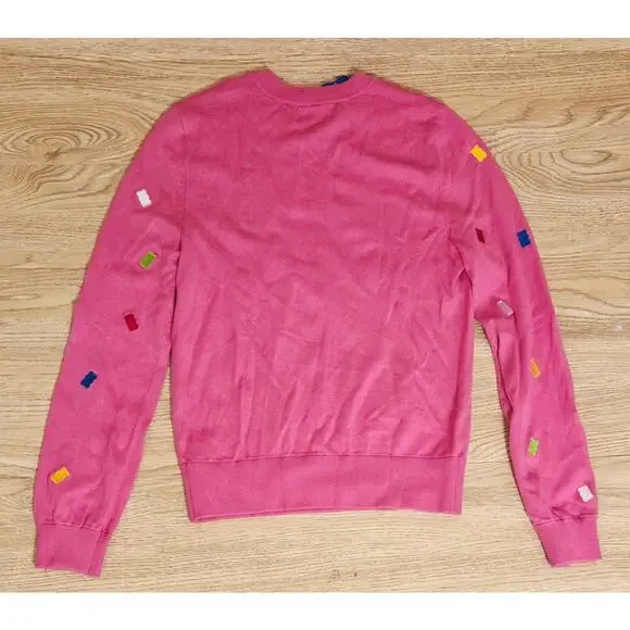 Haribo Pink Embroidered Gummy Bear Crewneck Sweater - Picture 2 of 8